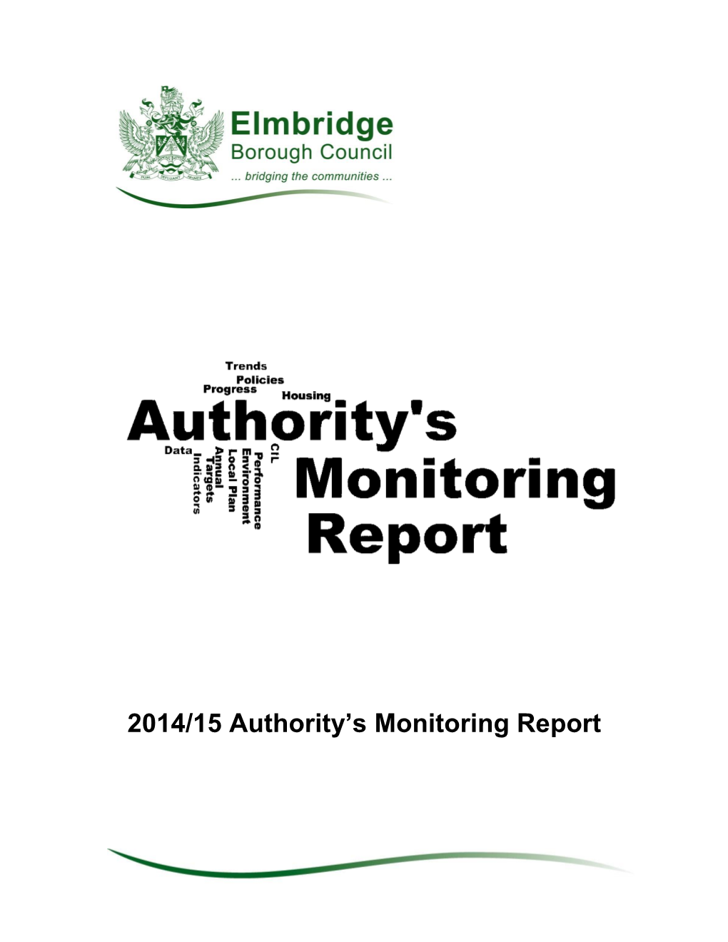 2014/15 Authority's Monitoring Report