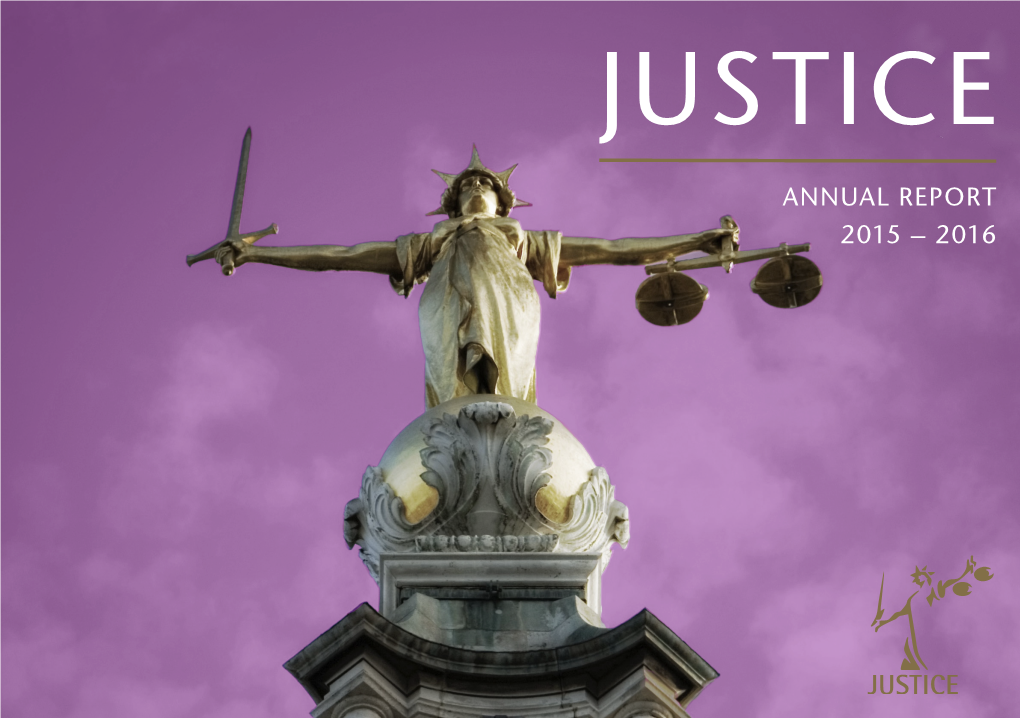 JUSTICE Annual Report 2016