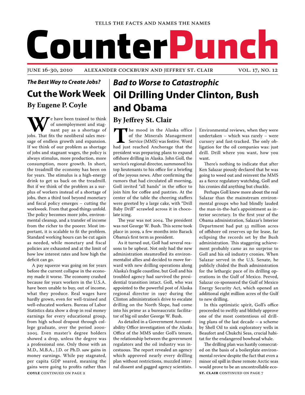 Oil Drilling Under Clinton, Bush and Obama