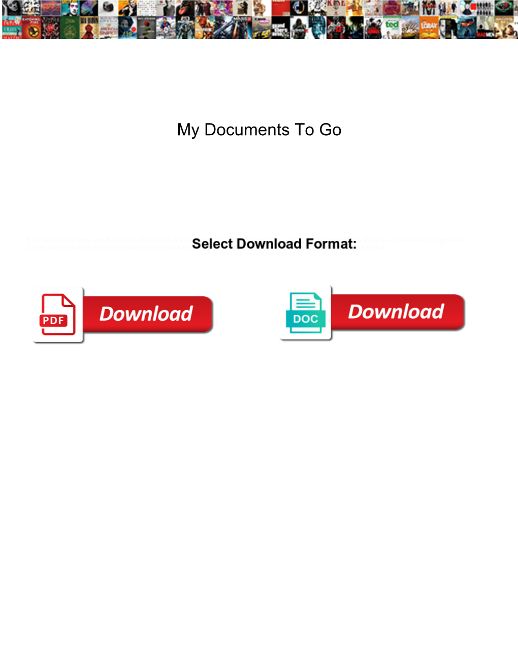 My Documents to Go