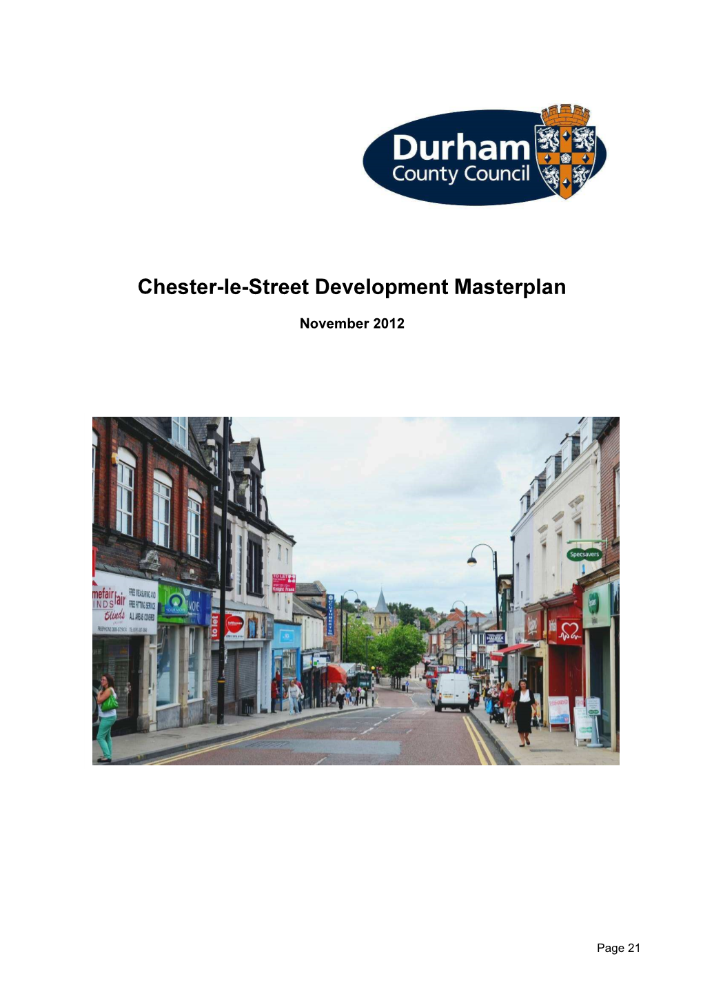 Chester-Le-Street Development Masterplan