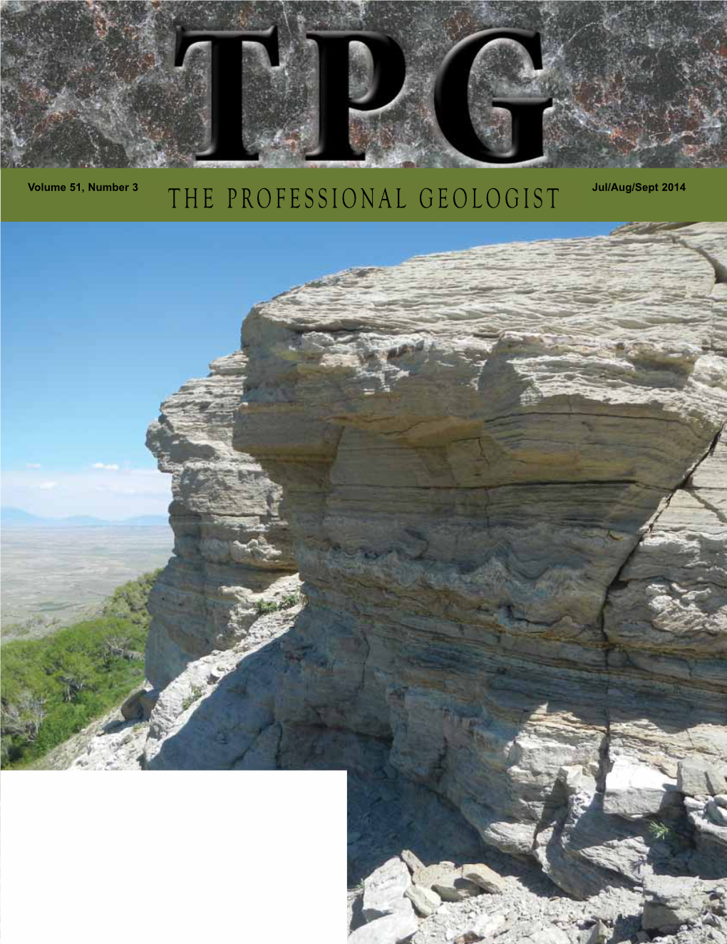 The Professional Geologist Jul/Aug/Sept 2014