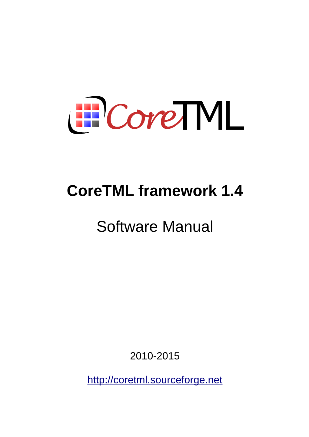 Coretml Framework 1.4 Software Manual