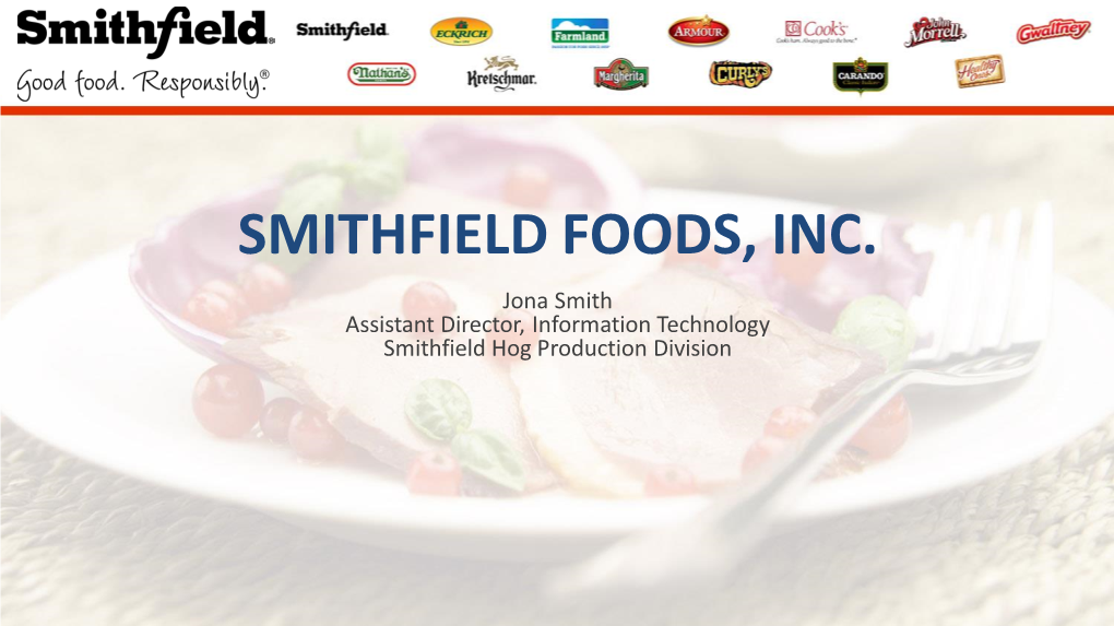 Smithfield Foods, Inc