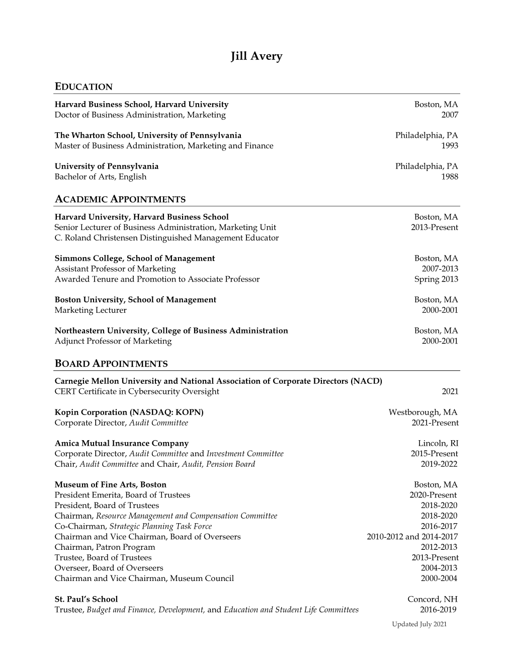 Curriculum Vitae (Pdf)