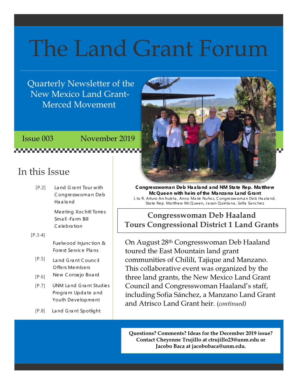 The Land Grant Forum