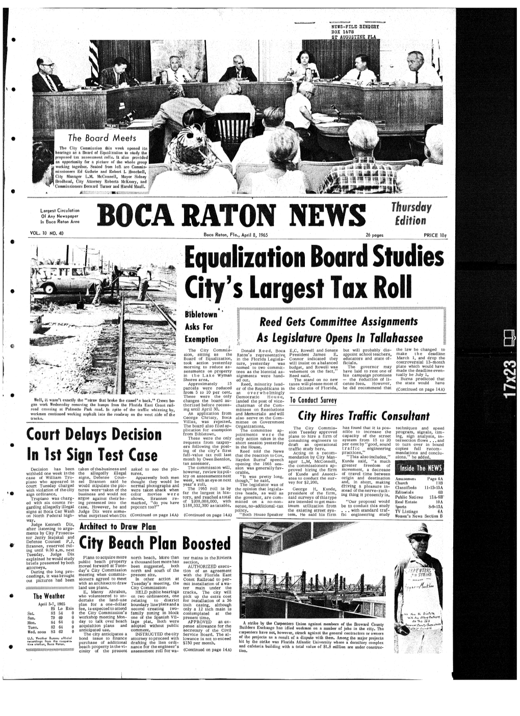 Boca Raton Area BOCA RATON NEWS VOL