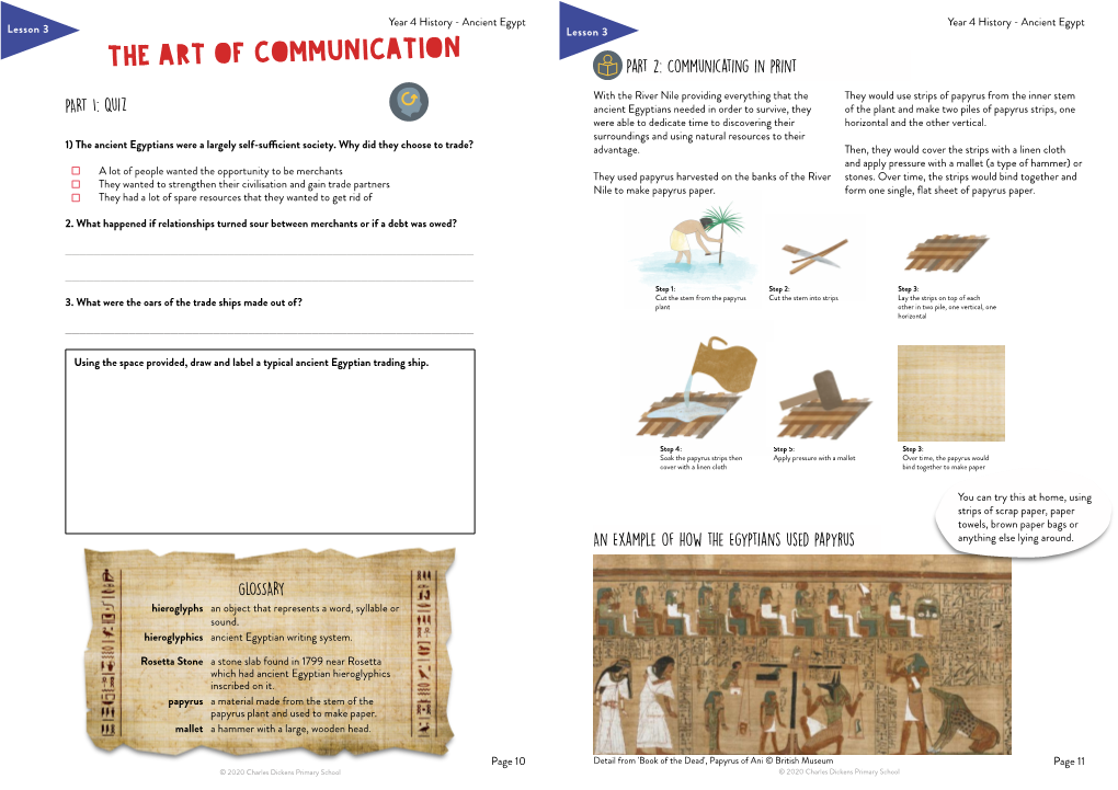 THE ART of COMMUNICATION Part 2: Communicating in Print