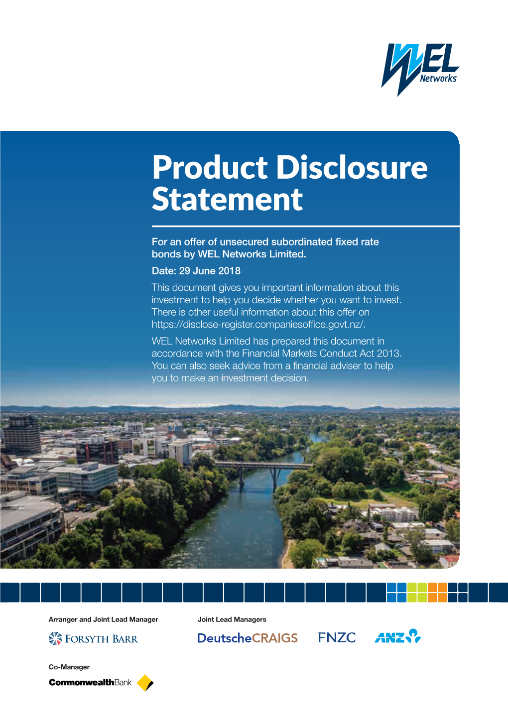 Product Disclosure Statement