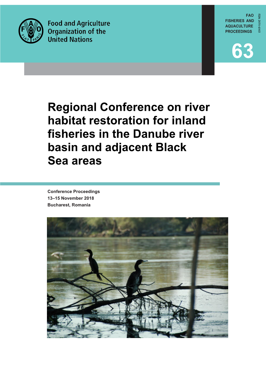 Regional Conference on River Habitat Restoration for Inland Fisheries in the Danube River Basin and Adjacent Black Sea Areas