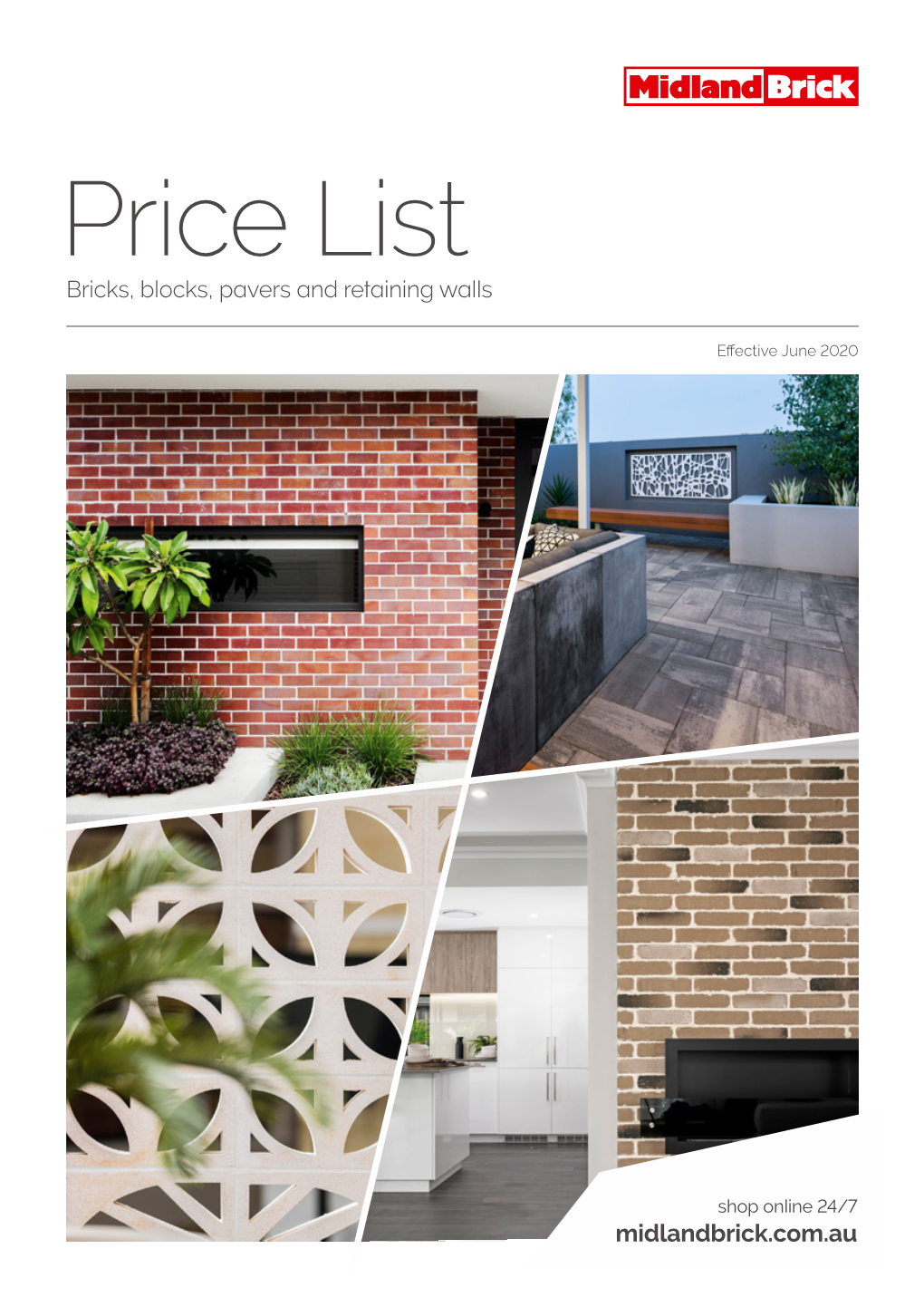 Price List Bricks, Blocks, Pavers and Retaining Walls