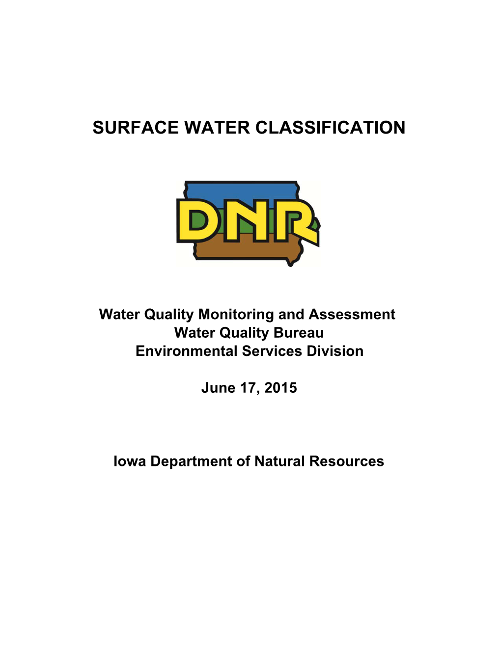 Surface Water Classification