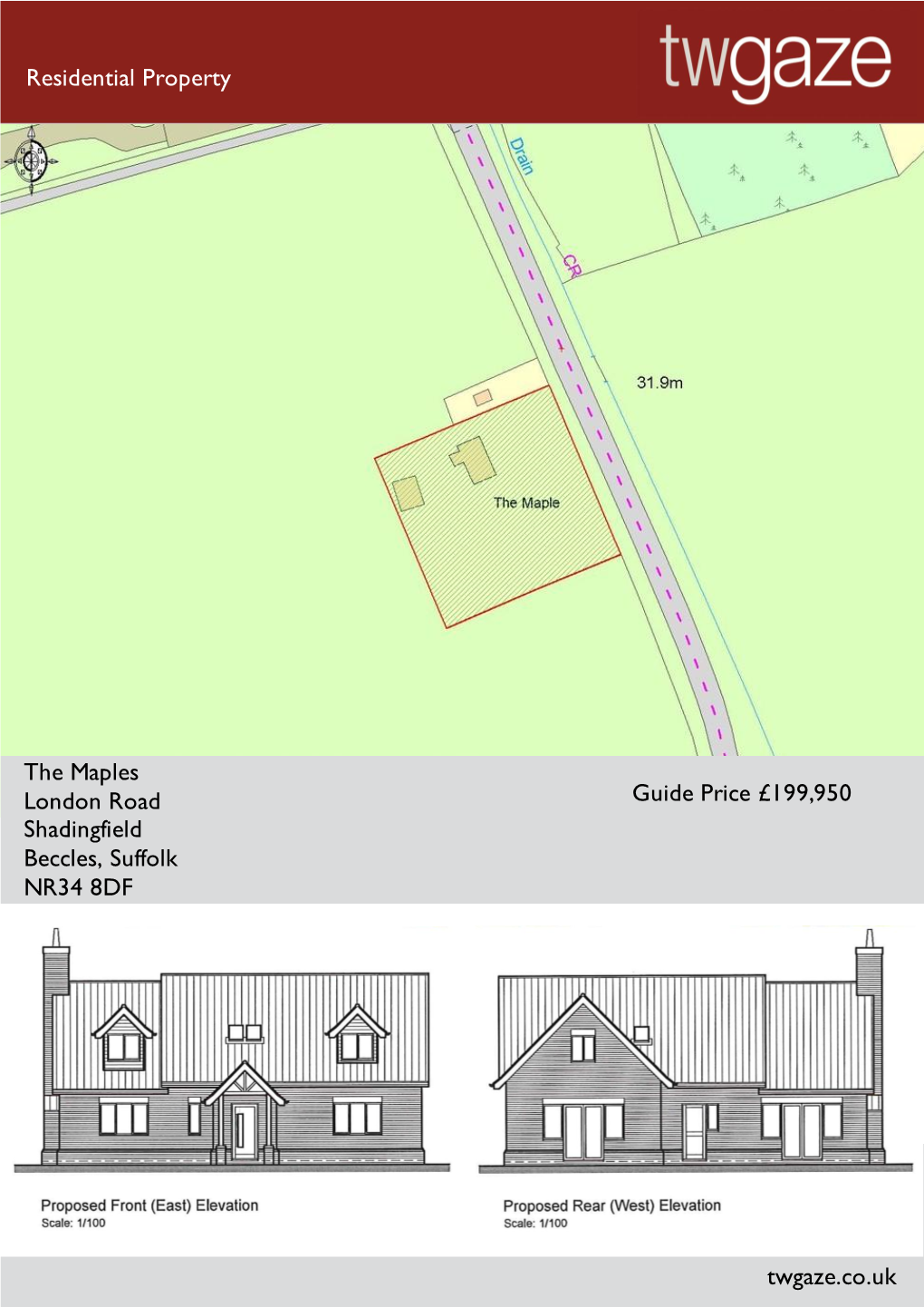 Residential Property the Maples London Road Shadingfield Beccles