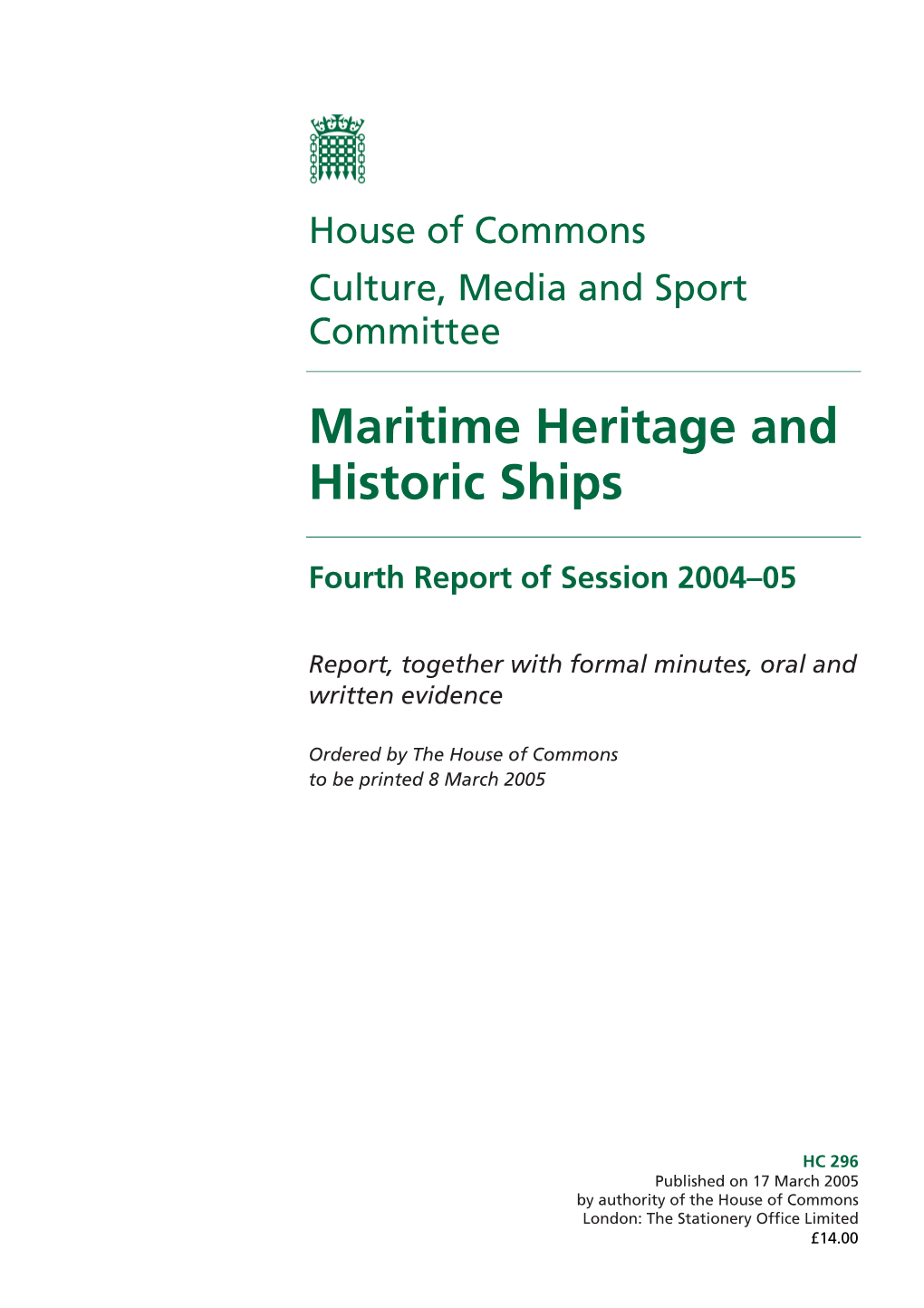 Maritime Heritage and Historic Ships