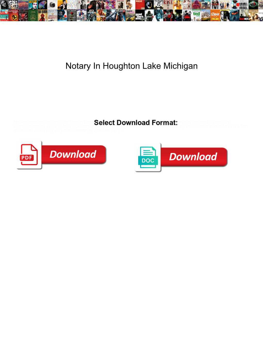 Notary in Houghton Lake Michigan
