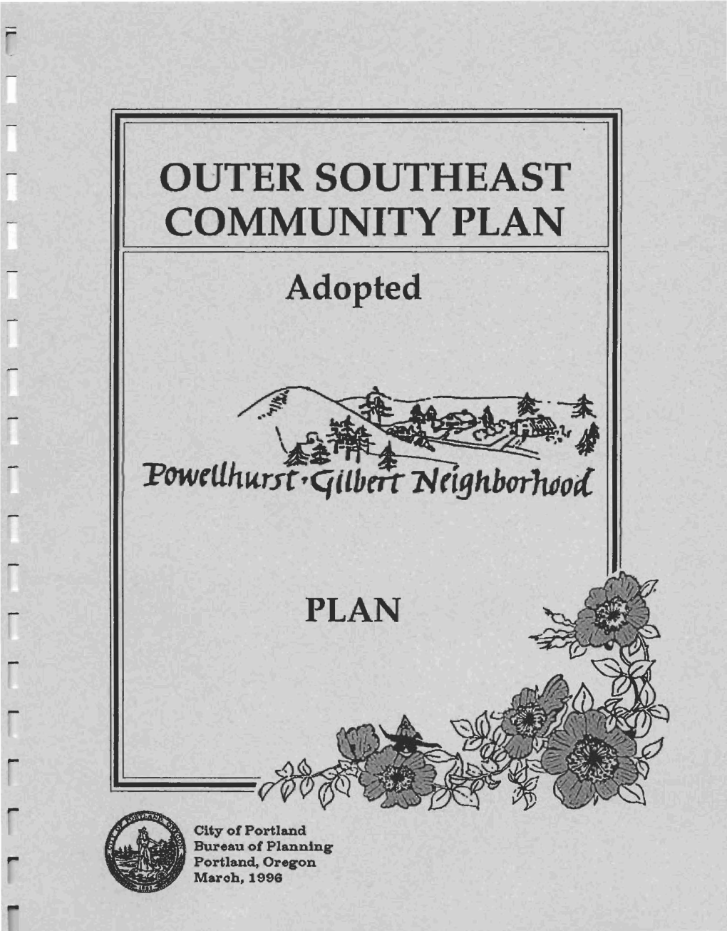 OUTE,R SOUTHE,AST COMMUNITY PLAN Adopted