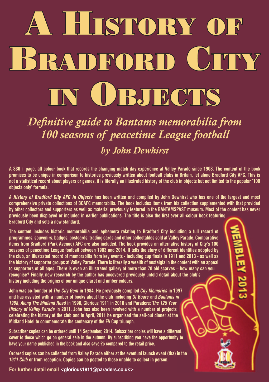 A History of Bradford City in Objects \                     