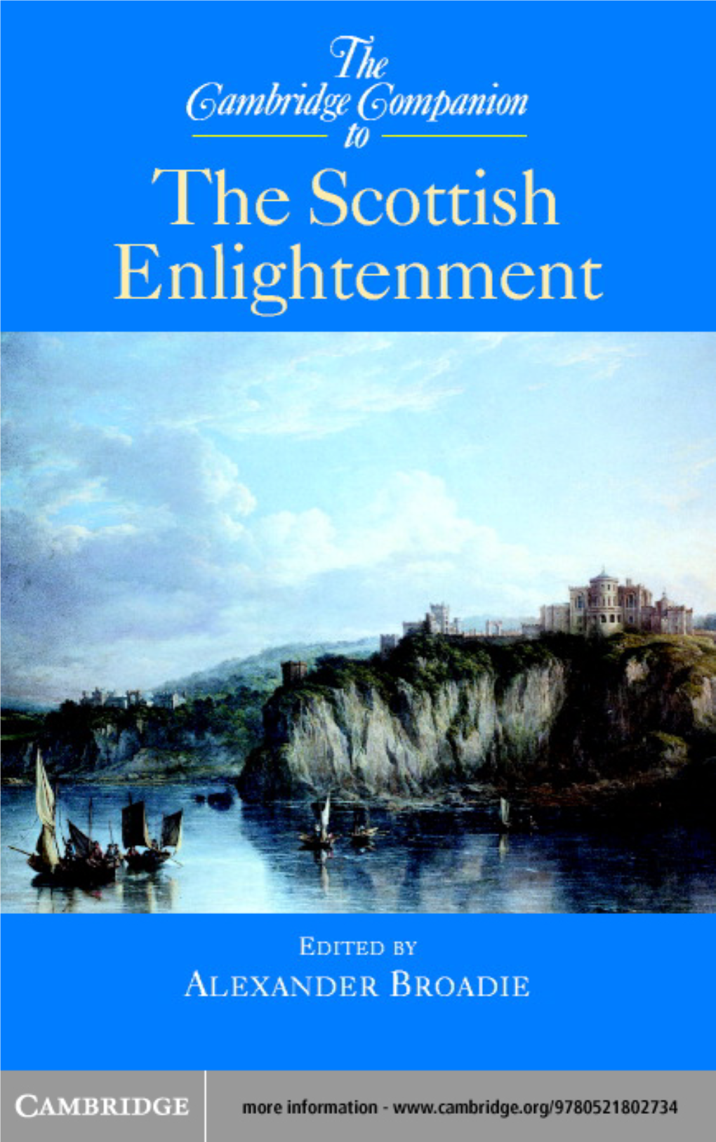 The Cambridge Companion to the SCOTTISH ENLIGHTENMENT