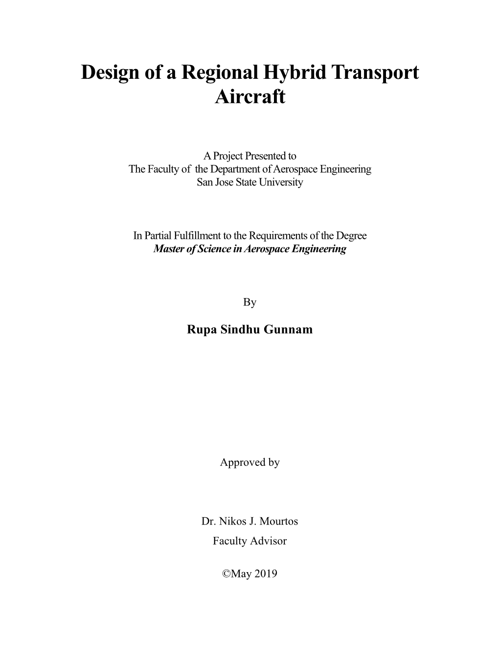 Hybrid-Electric Turboprop Aircraft RUP-27N As an Alternative to Conventional Gasoline Turboprop Aircraft