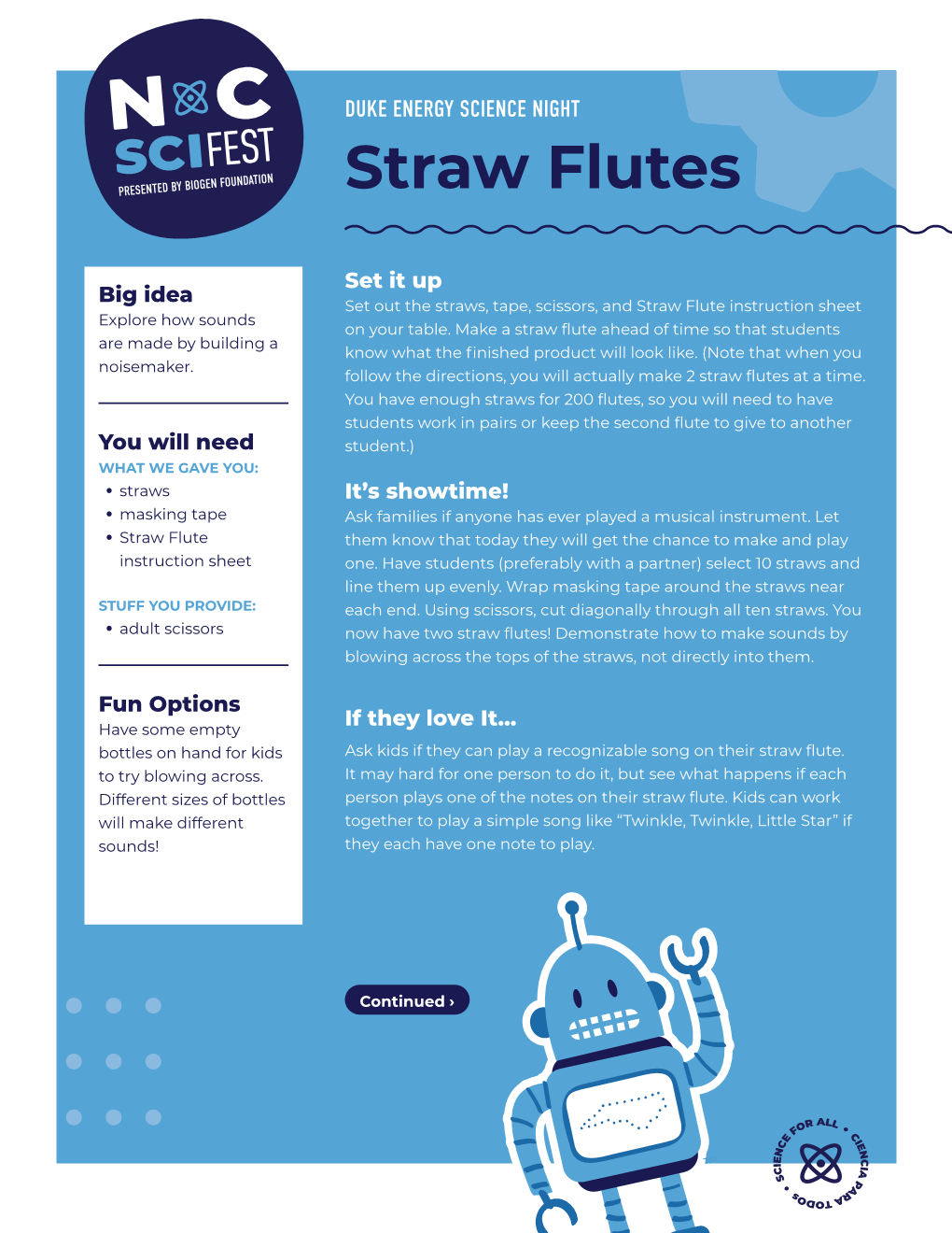 Straw Flutes