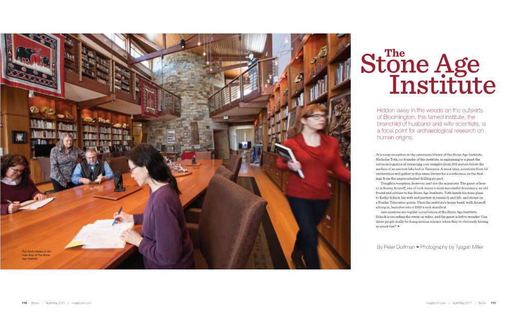 The Stone Age Institute