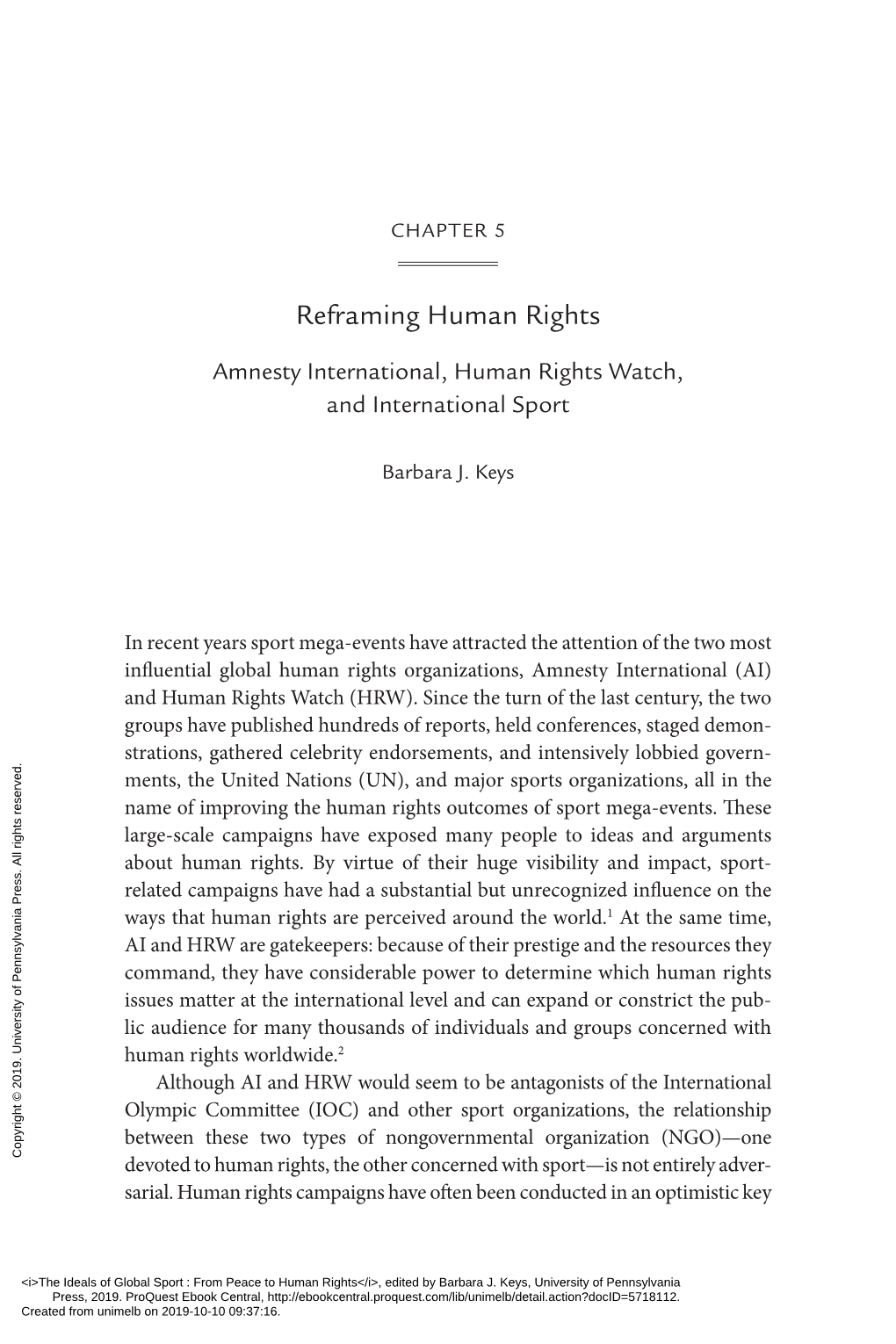 Reframing Human Rights