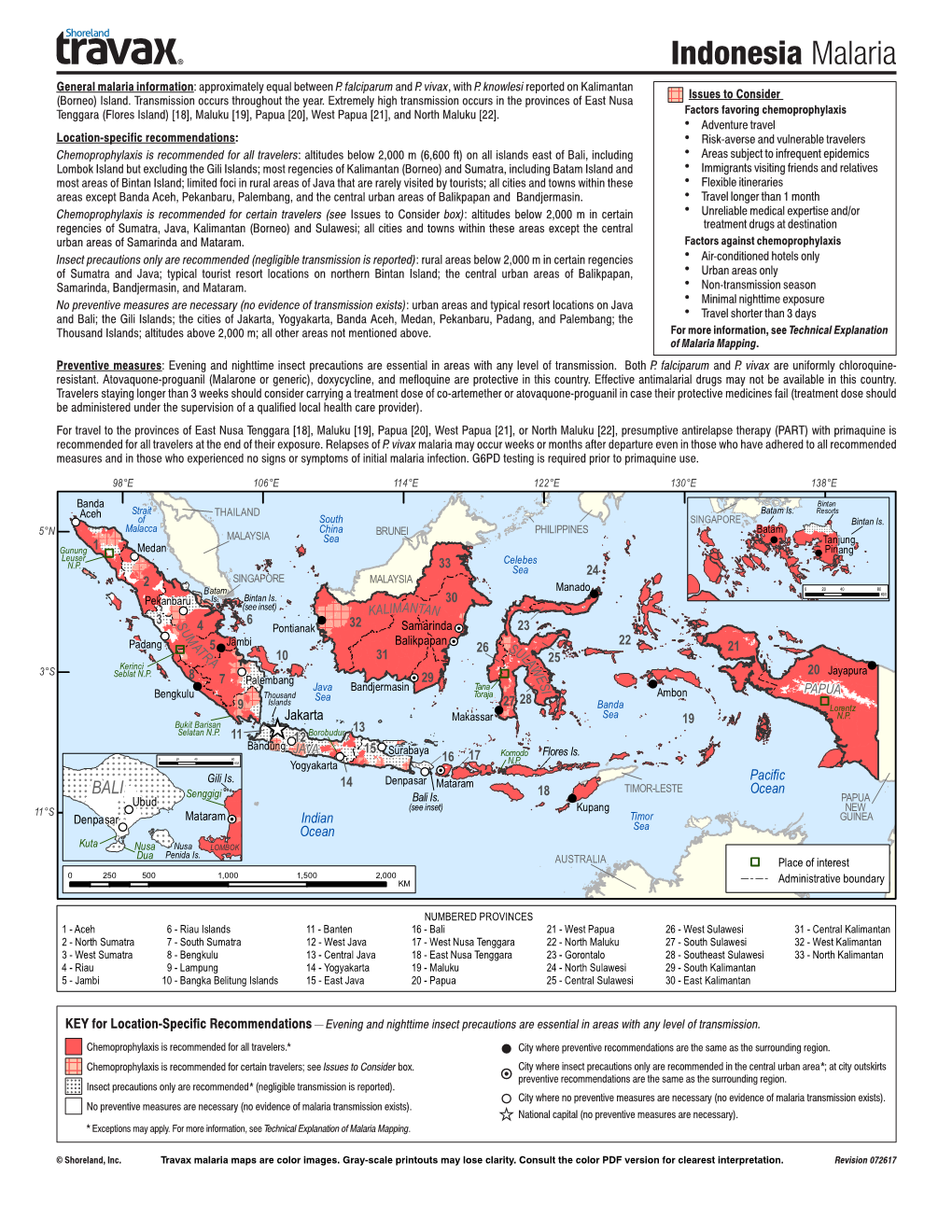 Indonesia Malaria General Malaria Information: Approximately Equal Between P