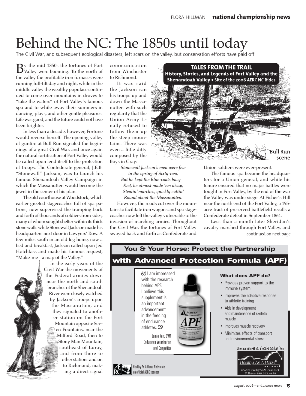 August 2006 Endurance News