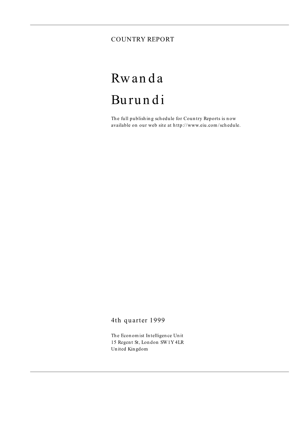 Rwanda Burundi