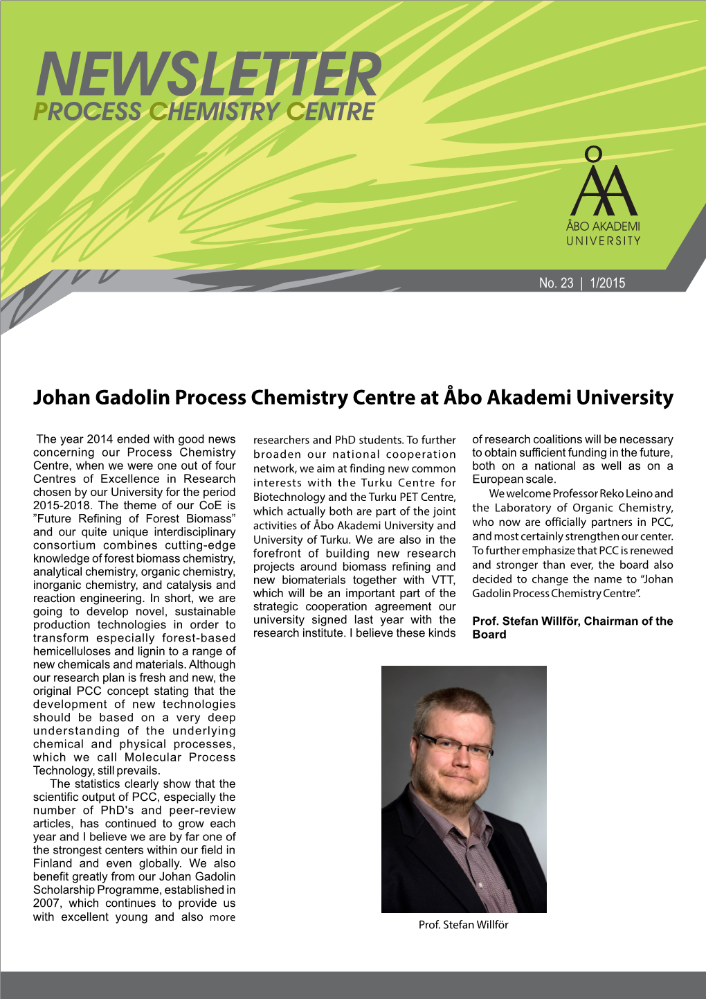Johan Gadolin Process Chemistry Centre at Åbo Akademi University