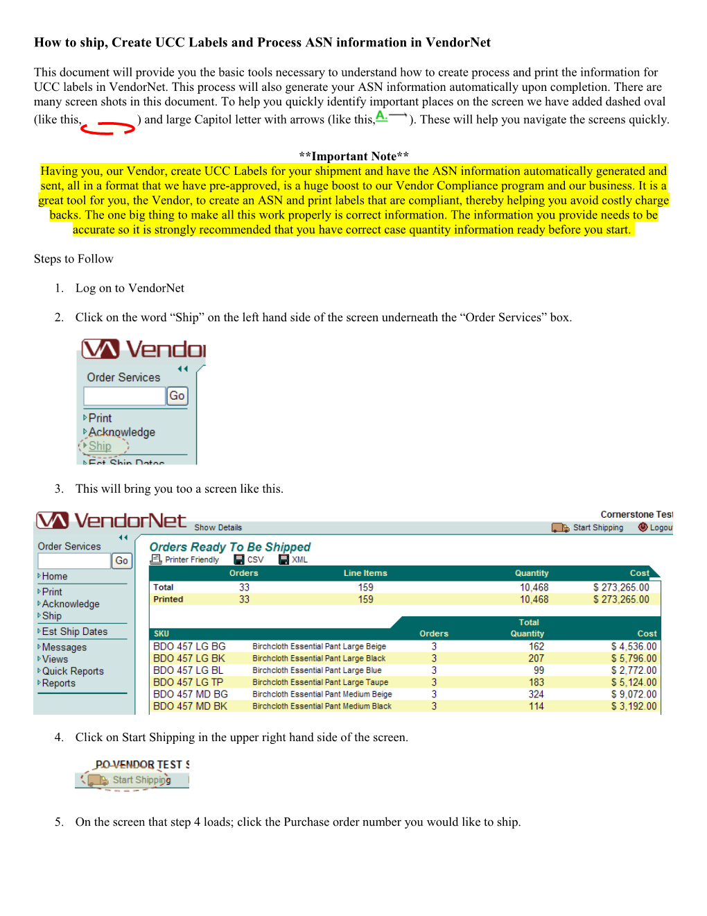 How To Print A New Stock PO In Vendornet