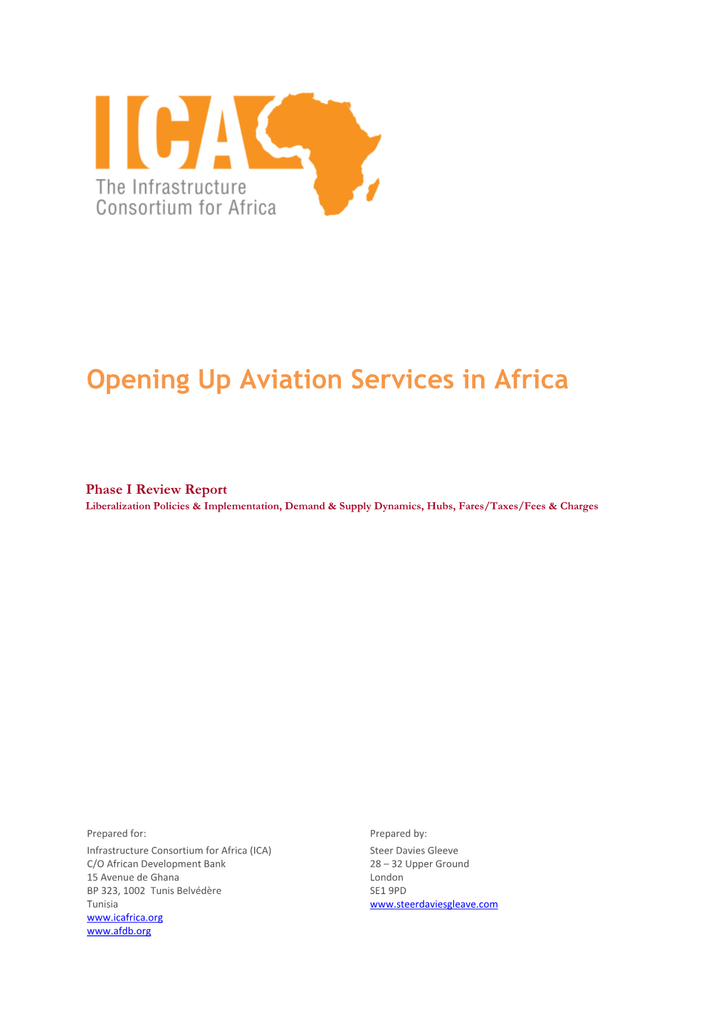 Opening up Aviation Services in Africa