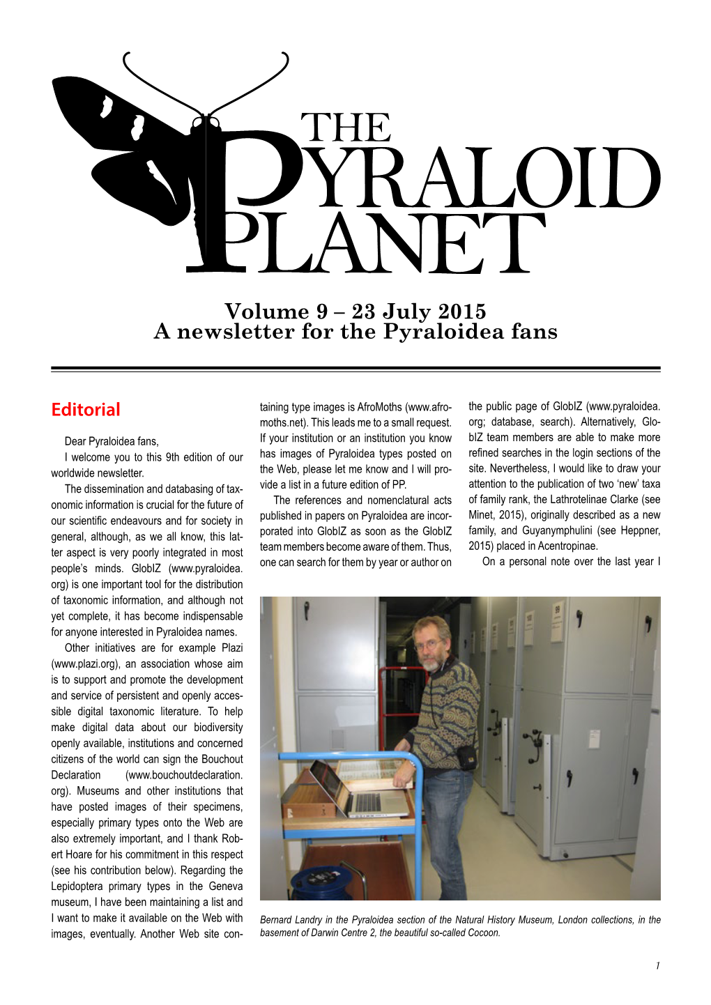 23 July 2015 a Newsletter for the Pyraloidea Fans