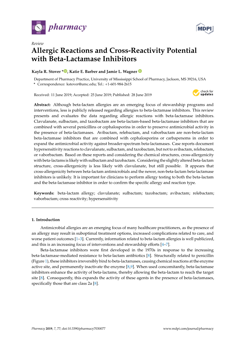 Allergic Reactions and Cross-Reactivity Potential with Beta-Lactamase Inhibitors