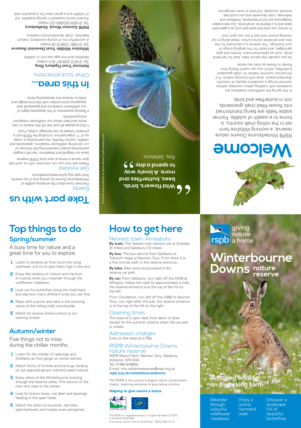 RSPB Winterbourne Downs Trail Guide