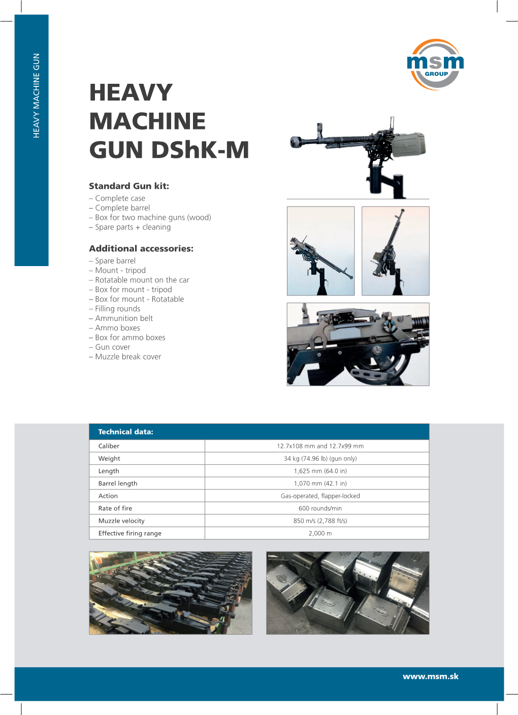 MSM Tech Listy MACHINE GUN Dshk-M.Indd