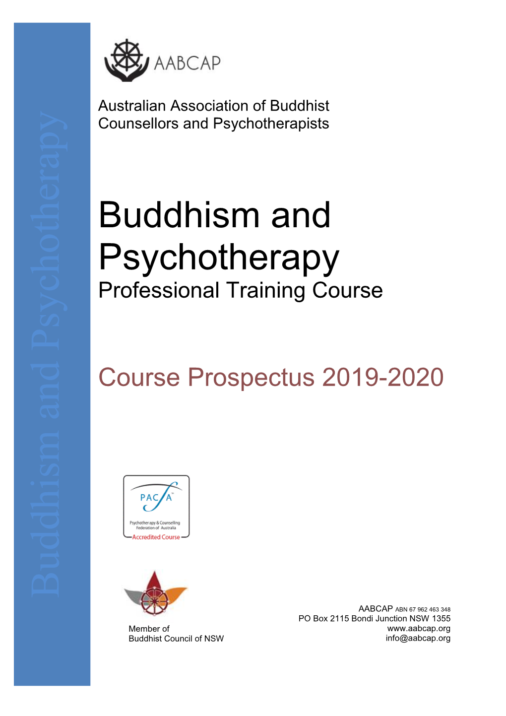 Buddhism and Psychotherapy Professional Training Course