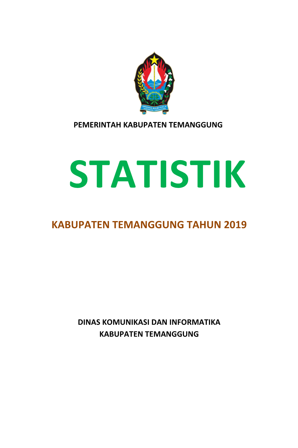 Pdf Buku Statistik Kab Temanggung