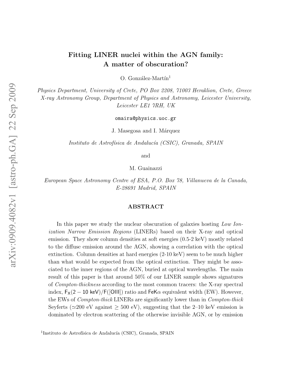 Arxiv:0909.4082V1