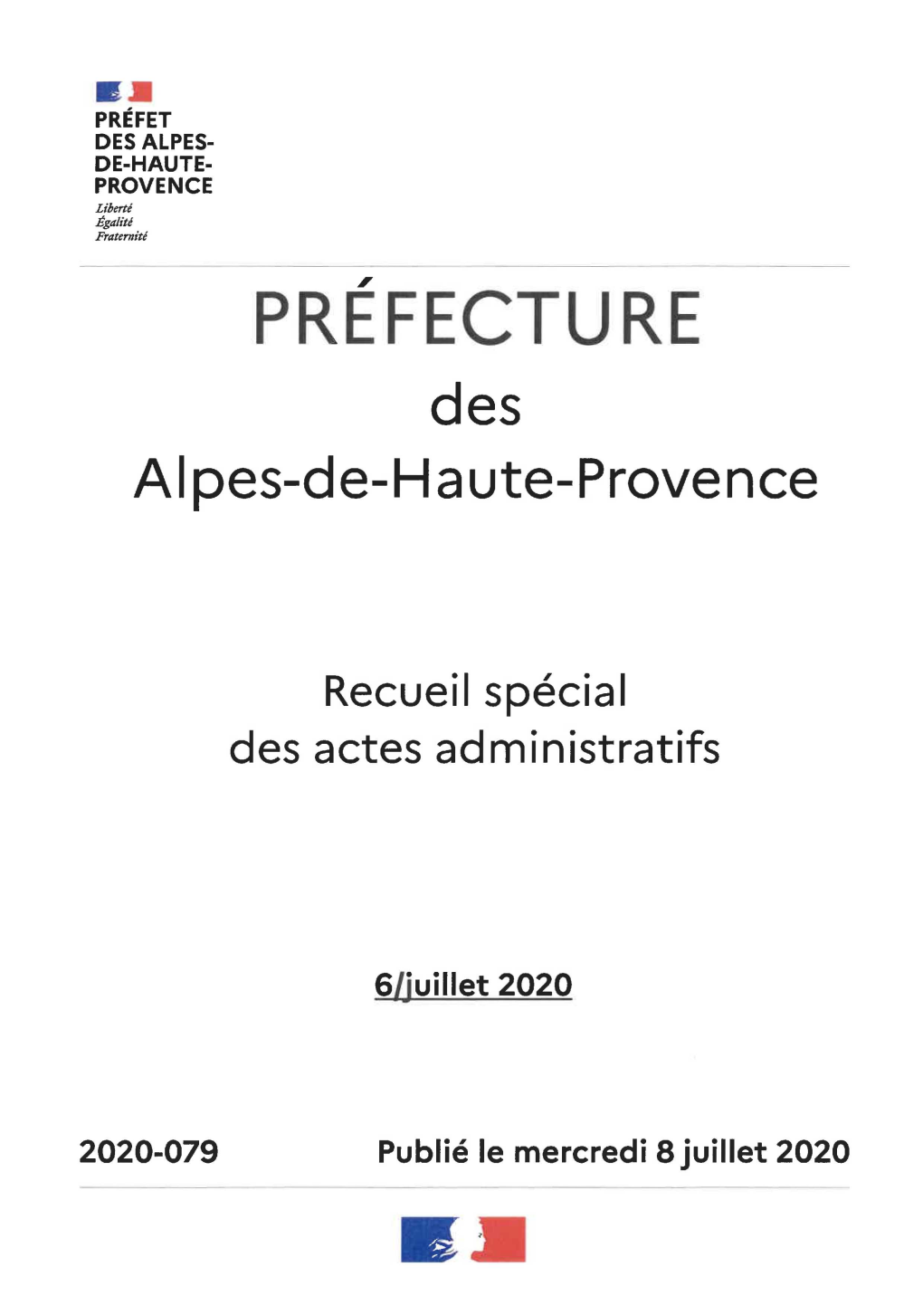 PRÉFECTURE Des Alpes-De-Haute-Provence