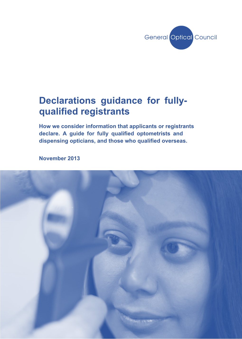 Declarations Guidance for Fully-Qualified Registrants