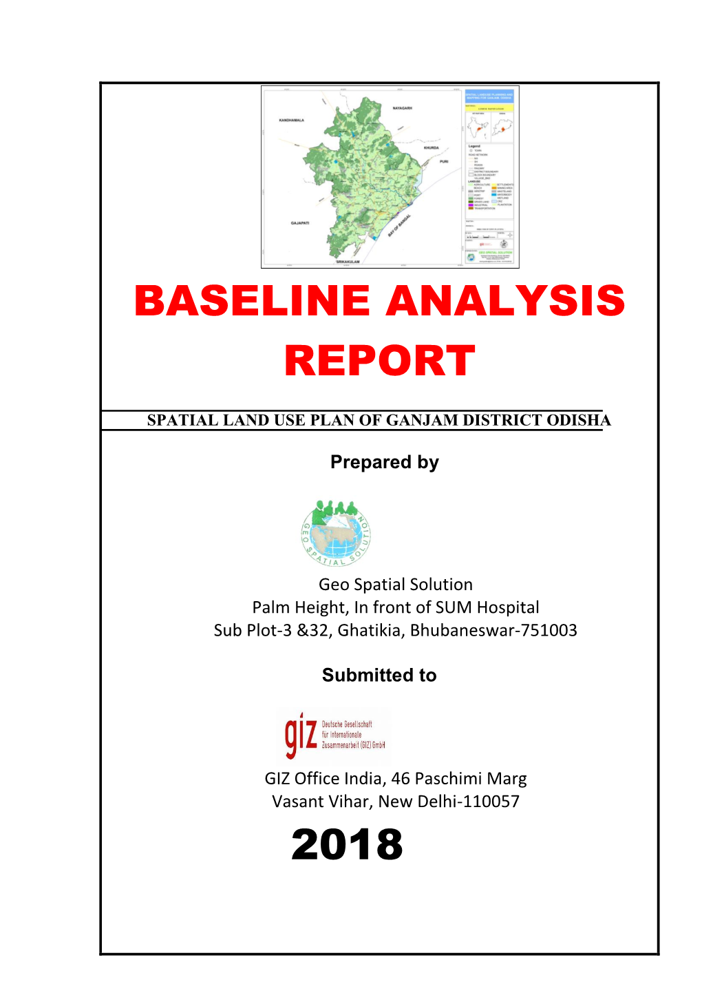 Baseline Report for Landuse Planning