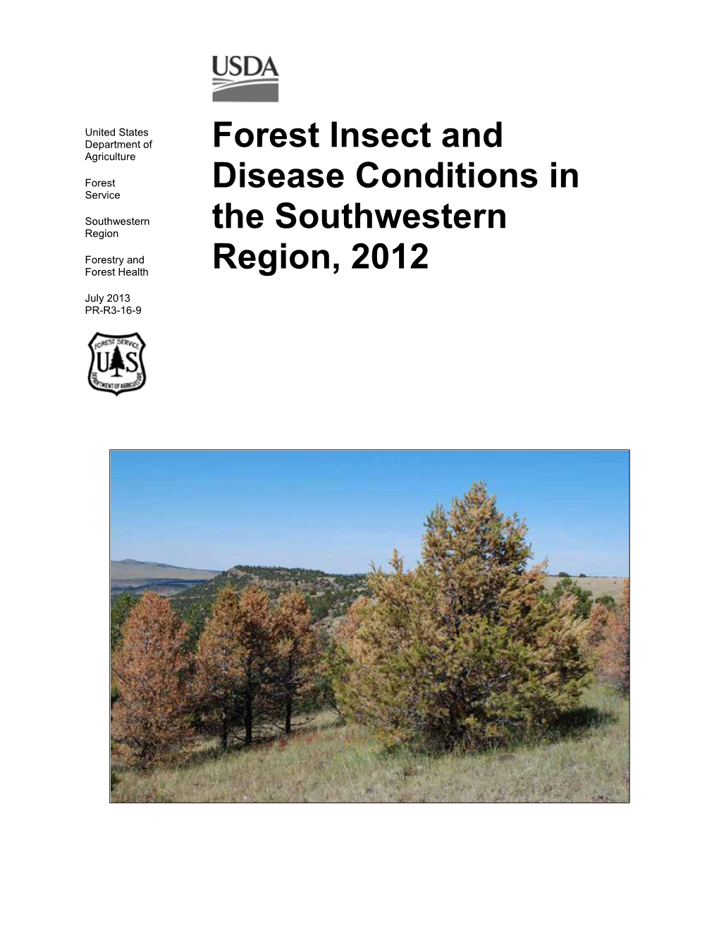 Forest Insect and Disease Conditions in the Southwestern Region, 2012