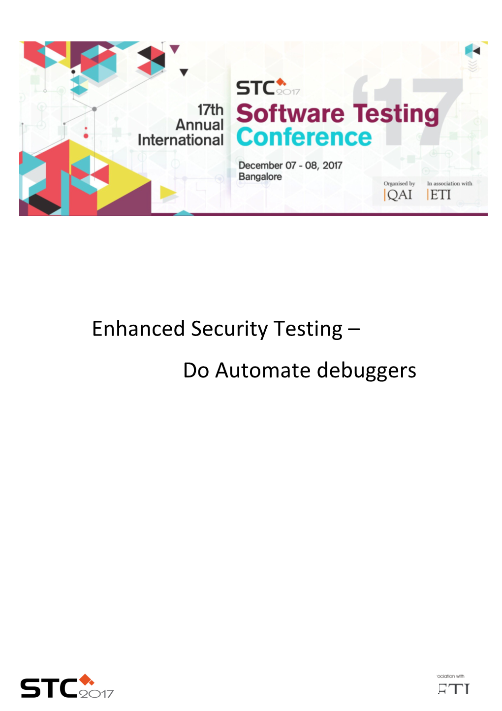 Enhanced Security Testing