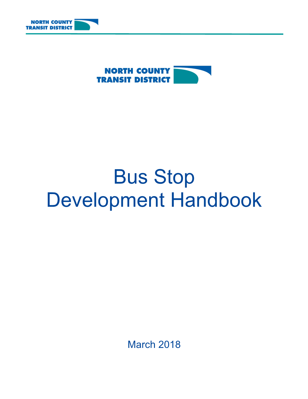 Bus Stop Development Handbook