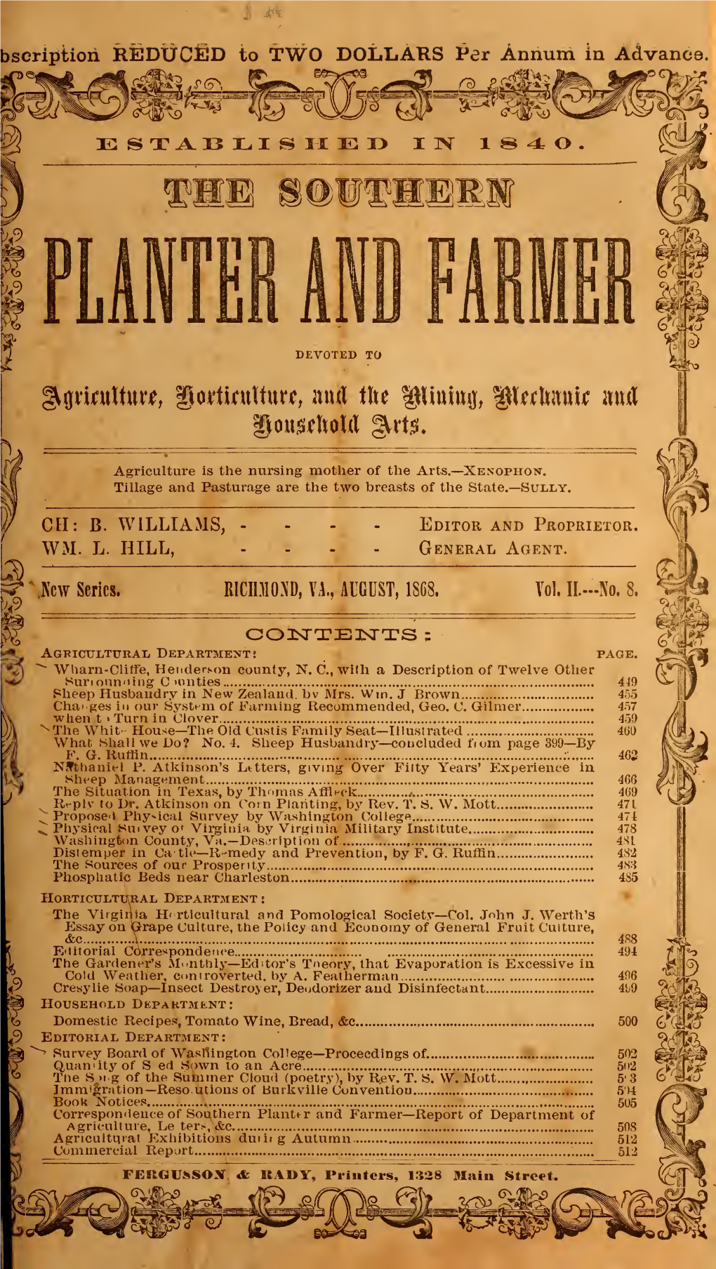 Southern Planter and Farmer