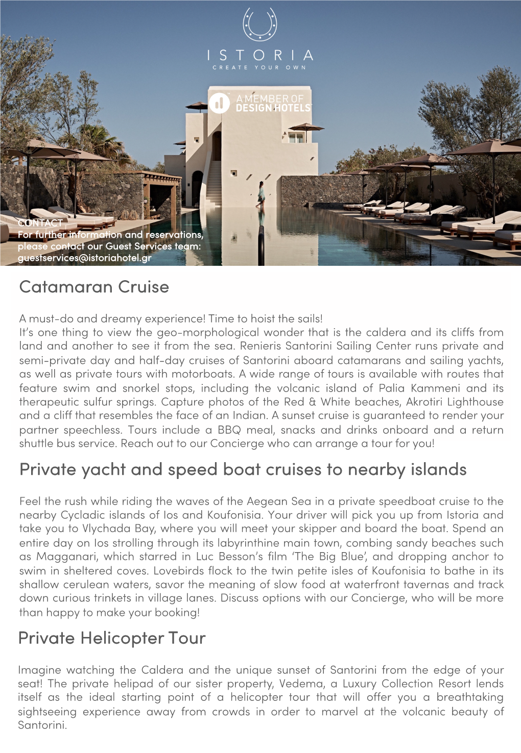 Catamaran Cruise Private Yacht and Speed Boat