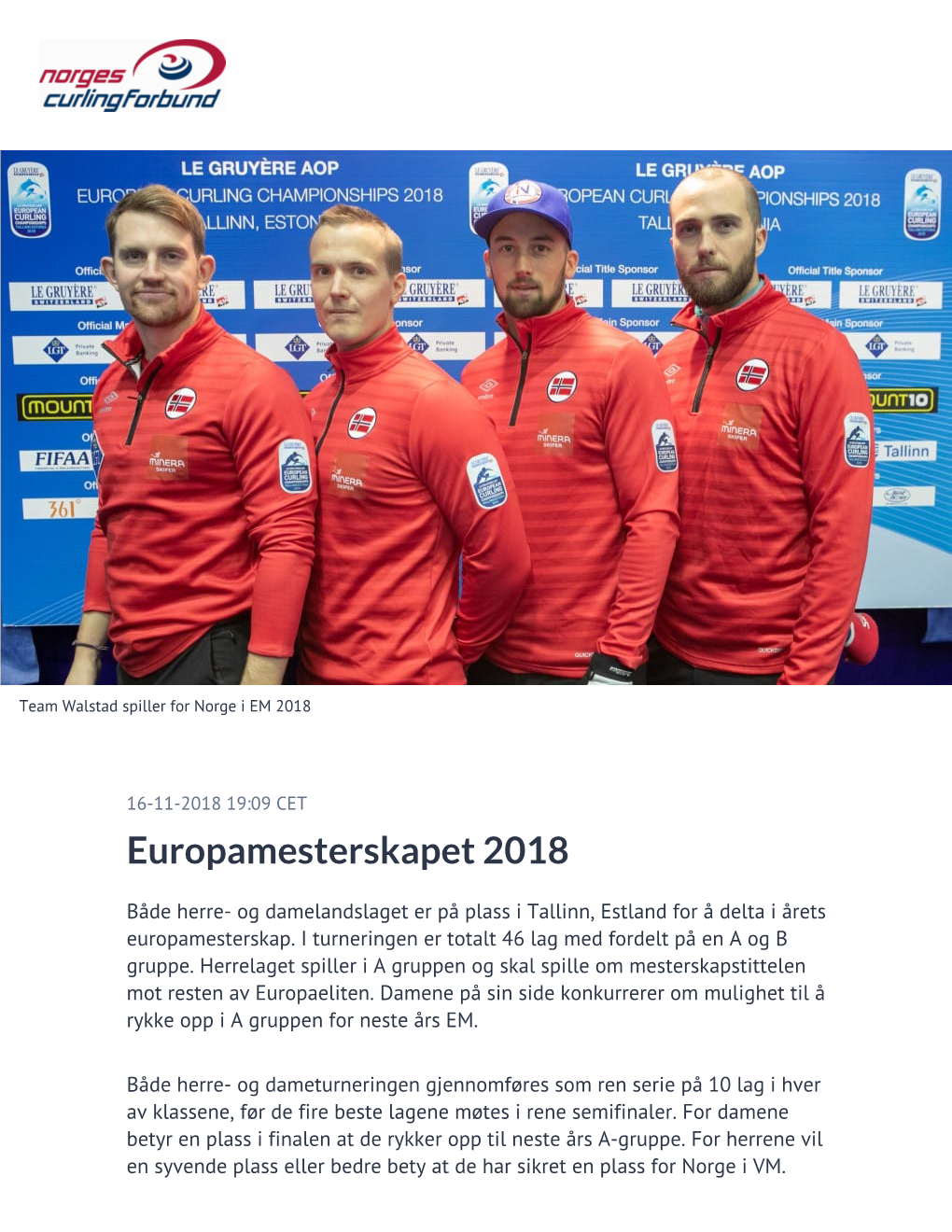 Europamesterskapet 2018