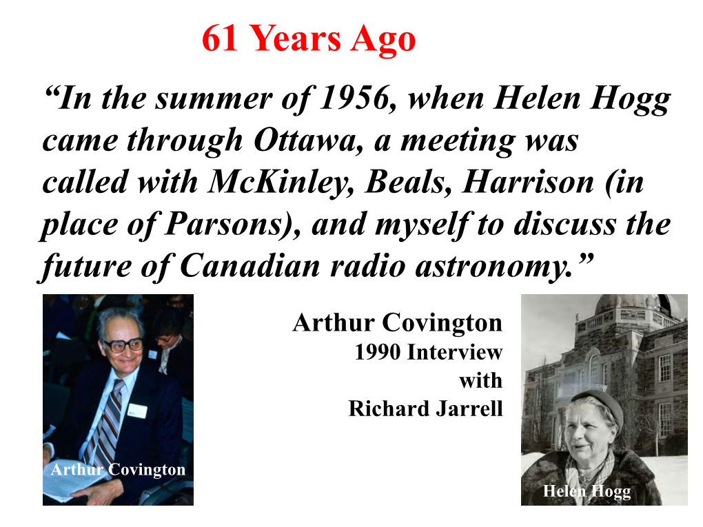 History and Highlights of Canadian Radio Astronomy