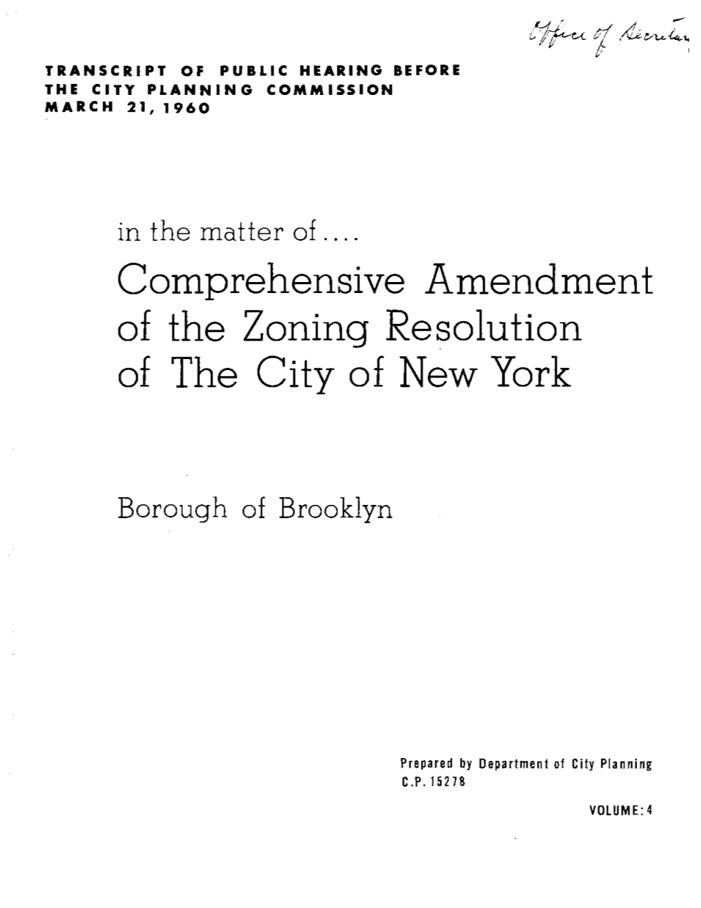 Volume 4, Borough of Brooklyn